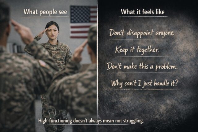 Anxiety does not always sound like “I’m anxious.”

For some Asian American and Pacific Islander service members, veterans, and families, it may show up as pressure to keep performing, overthinking, irritability, trouble sleeping, stomach issues, headaches, or feeling like you cannot let anyone down.

Sometimes people see strength, discipline, and composure.
What they do not see is the cost of holding it all in.

Mental health struggles do not have to look dramatic to be real. High-functioning does not mean not struggling.

If this sounds familiar, you are not weak. You are not failing. And you do not have to carry it alone.

#MentalHealthAwareness #AAPI #MilitaryMentalHealth #AsianAmericanMentalHealth #MilitaryFamilies #AnxietyAwareness #VeteranMentalHealth #HeadStrongReady

LinkedIn

Anxiety does not always present as someone saying, “I feel anxious.”

For some Asian American and Pacific Islander service members, veterans, and families, distress may be more likely to show up as overperformance, perfectionism, somatic complaints, sleep disruption, irritability, or intense pressure to keep it together and not burden others.

That can make suffering easy to miss, especially when someone appears disciplined, reliable, and high-functioning from the outside.

Mental health conversations need to make room for the different ways distress is expressed across communities. When we broaden how we recognize anxiety, we reduce shame and make it easier for people to seek support earlier.

High-functioning does not mean not struggling.

#MentalHealth #AAPI #MilitaryMentalHealth #Anxiety #MilitaryFamilies