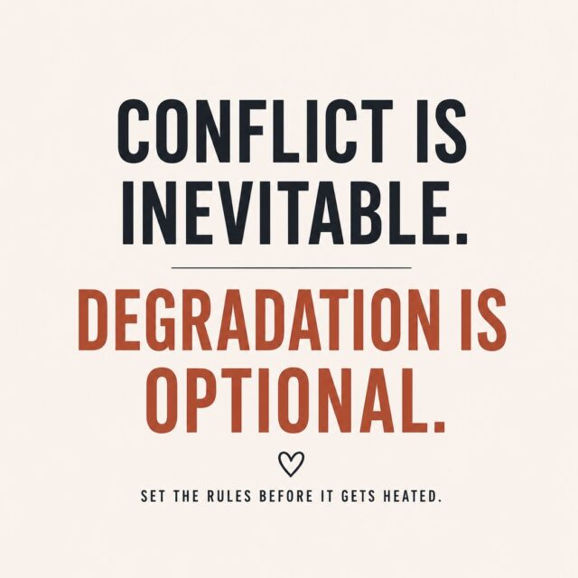 You’re going to argue.
That’s not the problem.

How you argue is.

Set the line before things get heated:

No name-calling
No yelling or throwing
No threatening divorce in the moment

Once those lines get crossed, it’s hard to undo.
It becomes the new normal.

And that’s a tough place to come back from.

If you feel yourself tipping over:

Pause.

“I’m getting heated. I’m stepping away.”

That’s not avoidance.
That’s protection.

You’re protecting:

the relationship
the respect
each other

Win the argument if you need to.
Just don’t lose the relationship doing it.

#Relationships #Communication #Couples #Boundaries #ConflictResolution #EmotionalRegulation #MentalHealth