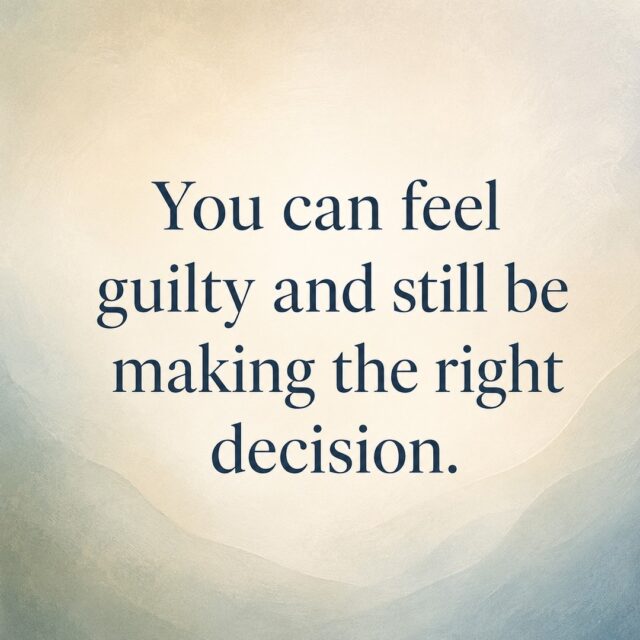 You can feel guilty and still be making the right decision.

Guilt often shows up when we set boundaries, change old patterns, or stop carrying what was never ours to carry.

That doesn’t mean the decision is wrong.
It may mean the decision is new.

At Headstrong & Ready, we support military families and individuals navigating hard choices, transitions, stress, and emotional load.

You are allowed to protect your peace.

#HeadstrongAndReady #MentalHealthSupport #MilitaryFamilies #Therapy #Boundaries #EmotionalWellness #TRICARE

We can help! Tricare beneficiaries text 858-362-5331 to get started!