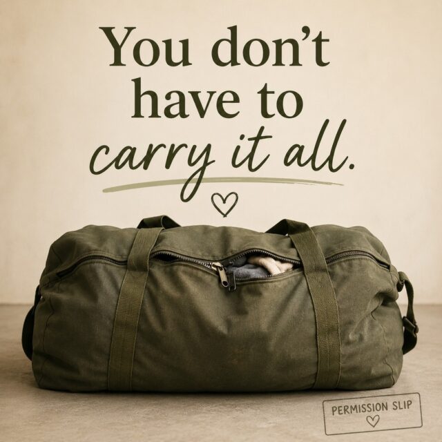 🧳 You're carrying a lot.

Maybe it's a deployment.

Maybe it's a PCS.

Maybe it's parenting, work, relationships, aging parents, or simply trying to keep everything together.

Whatever you're carrying, here's your reminder:

**You don't have to carry it all alone.**

Asking for support isn't giving up. Sometimes it's the strongest thing you can do.

💙 Be kind to yourself today.

#MentalHealth #MilitaryLife #MilitaryFamilies #MilitarySpouse #TRICARE #SelfCare #Therapy #HeadStrongReady