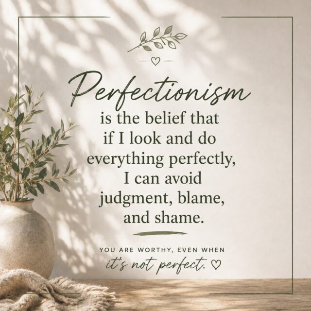 Perfectionism can look like high standards—but underneath, it can sometimes be a fear of judgment, failure, rejection, or not being enough. 💚

It can sound like:

💭 “If I don't do it perfectly, I've failed.”
💭 “Everyone is going to notice my mistakes.”
💭 “I should be doing more.”
💭 “I can't stop until it's just right.”
💭 “If I make a mistake, people will think less of me.”

The problem is that perfection has no finish line.

You can accomplish something amazing and still focus on the one thing that went wrong. You can receive ten compliments and remember the one criticism. You can constantly raise the bar and never feel like you've done enough.

You don't have to be perfect to be worthy.

Growth can happen in the messy middle. Mistakes can be opportunities to learn. Rest can be productive. And "good enough" can actually be enough. 🌱

Therapy can help you understand where perfectionism comes from, challenge unrealistic expectations, and develop a healthier relationship with yourself and your accomplishments.

At Head Strong & Ready, we're here to help you move from “I have to be perfect” toward “I can be human.” 🤍

📞 (858) 362-5331
💻 Primarily telehealth across California
🌿 HeadStrongAndReady.org

You are worthy—even when it's not perfect.

#Perfectionism #MentalHealthMatters #SelfCompassion #TherapyWorks #MentalWellness #PersonalGrowth #AnxietyAwareness #SelfWorth #HealingJourney #MentalHealthAwareness #HeadStrongAndReady #Therapy #GoodEnoughIsEnough